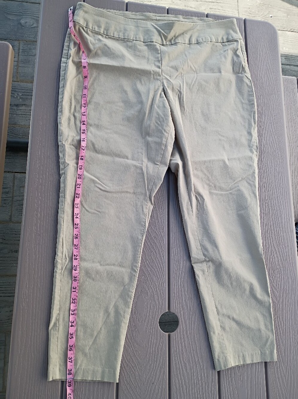 Light Tan Slim Pants